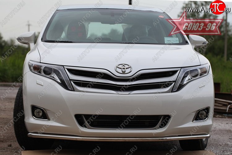 11 699 р. Защита переднего бампера одинарная Souz-96 (d42) Toyota Venza GV10 дорестайлинг (2008-2012)  с доставкой в г. Керчь