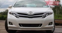 14 219 р. Защита переднего бампера одинарная Souz-96 (d60) Toyota Venza GV10 дорестайлинг (2008-2012)  с доставкой в г. Керчь. Увеличить фотографию 3