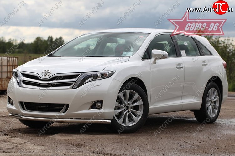 14 219 р. Защита переднего бампера одинарная Souz-96 (d60) Toyota Venza GV10 дорестайлинг (2008-2012)  с доставкой в г. Керчь