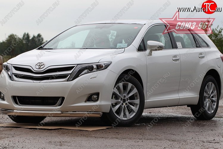 18 449 р. Защита переднего бампера двойная Souz-96 (d75х42/42) Toyota Venza GV10 дорестайлинг (2008-2012)  с доставкой в г. Керчь