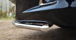 12 999 р. Одинарная защита переднего бампера диаметром 42 мм SLITKOFF  Toyota Venza  GV10 (2012-2016) рестайлинг  с доставкой в г. Керчь. Увеличить фотографию 3