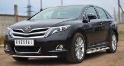 12 999 р. Одинарная защита переднего бампера диаметром 42 мм SLITKOFF  Toyota Venza  GV10 (2012-2016) рестайлинг  с доставкой в г. Керчь. Увеличить фотографию 4