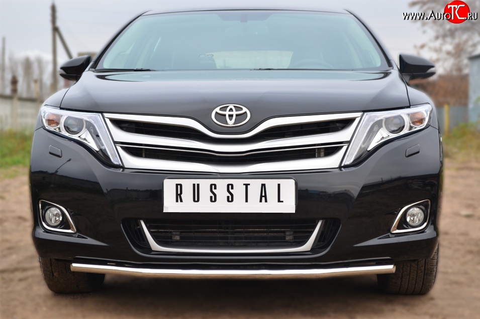 12 999 р. Одинарная защита переднего бампера диаметром 42 мм SLITKOFF  Toyota Venza  GV10 (2012-2016) рестайлинг  с доставкой в г. Керчь