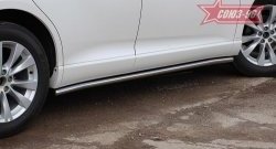 13 409 р. Защита порогов Souz-96 (d42) Toyota Venza GV10 дорестайлинг (2008-2012)  с доставкой в г. Керчь. Увеличить фотографию 2
