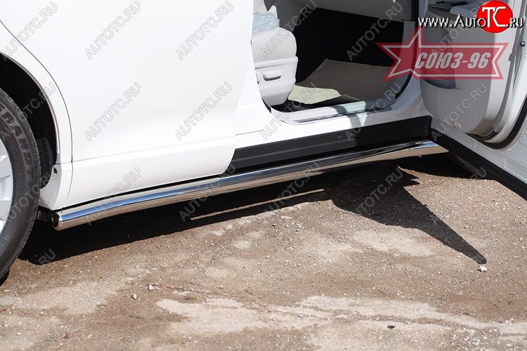14 417 р. Защита порогов Souz-96 (d60) Toyota Venza GV10 дорестайлинг (2008-2012)  с доставкой в г. Керчь