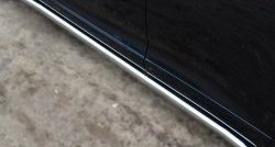 12 299 р. Защита порогов из круглой трубы диаметром 63 мм Russtal Toyota Venza GV10 рестайлинг (2012-2016) (Защита порогов с со скосами на торцах (вариант 1))  с доставкой в г. Керчь. Увеличить фотографию 9