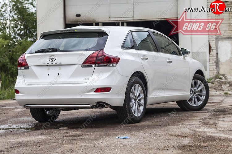 12 509 р. Защита заднего бампера Souz-96 Short (d42) Toyota Venza GV10 дорестайлинг (2008-2012)  с доставкой в г. Керчь