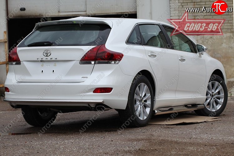 13 409 р. Защита заднего бампера Souz-96 (d42) Toyota Venza GV10 дорестайлинг (2008-2012)  с доставкой в г. Керчь