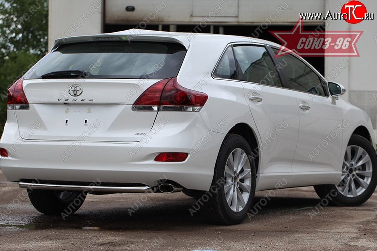 13 949 р. Защита заднего бампера Souz-96 Short (d60) Toyota Venza GV10 дорестайлинг (2008-2012)  с доставкой в г. Керчь