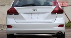2 999 р. Защита заднего бампера из овальной трубы Souz-96 горизонтальная (в 75х42) Toyota Venza GV10 дорестайлинг (2008-2012)  с доставкой в г. Керчь. Увеличить фотографию 3
