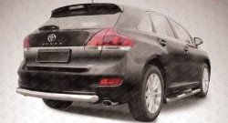 Защита заднего бампера из трубы диаметром 76 мм (рестайлинг) Slitkoff Toyota Venza  GV10 (2012-2016) рестайлинг