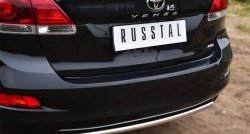 6 399 р. Одинарная защита заднего бампера из трубы диаметром 42 мм SLITKOFF  Toyota Venza  GV10 (2012-2016) рестайлинг  с доставкой в г. Керчь. Увеличить фотографию 2