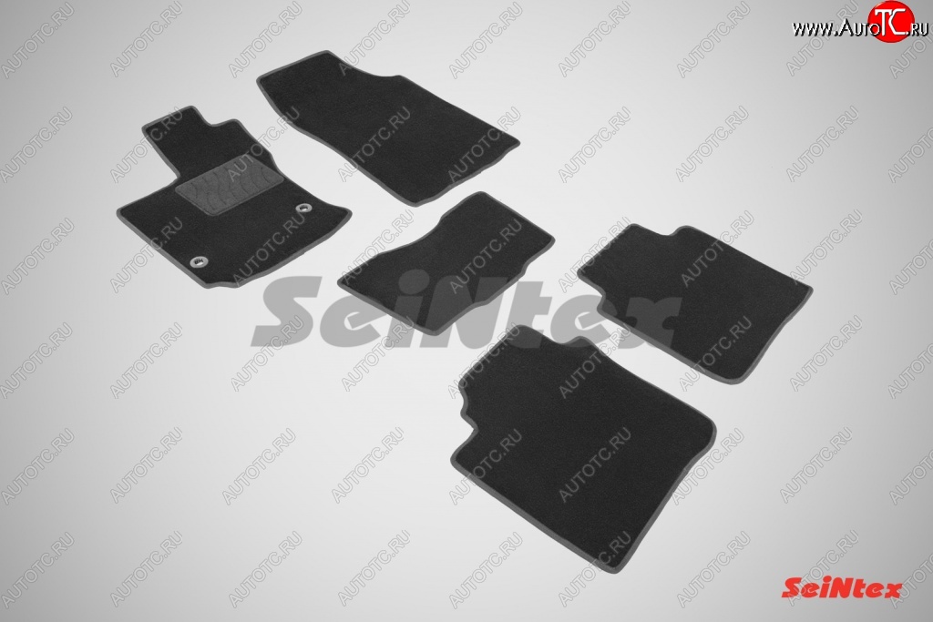 3 599 р. Износостойкие коврики в салон SeiNtex Premium LUX 4 шт. (ворсовые) Toyota Venza GV10 рестайлинг (2012-2016)  с доставкой в г. Керчь