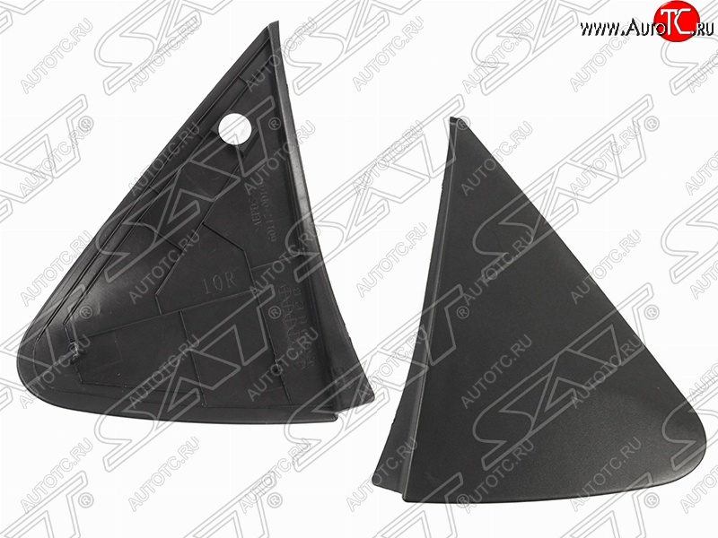439 р. Левая накладка основания зеркала (треугольник) SAT  Toyota Vitz  XP90 - Yaris  XP90  с доставкой в г. Керчь