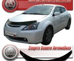1 899 р. Дефлектор капота CA-Plastic Toyota Will Vs XE120 (2001-2004) (серия Classic черный, Без надписи)  с доставкой в г. Керчь. Увеличить фотографию 2