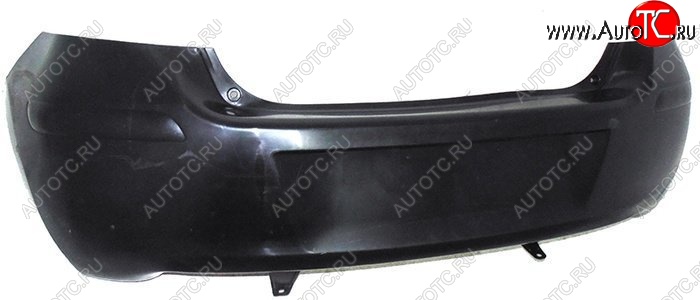 4 399 р. Бампер задний SAT (рестайл)  Toyota Yaris  XP90 (2008-2010) рестайлинг, хэтчбэк 5 дв. (Неокрашенный)  с доставкой в г. Керчь