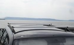 3 299 р. Рейлинги Лидер-премиум на автомобиль Chevrolet Niva 2123 рестайлинг (2009-2020) (Цвет: чёрный)  с доставкой в г. Керчь. Увеличить фотографию 5