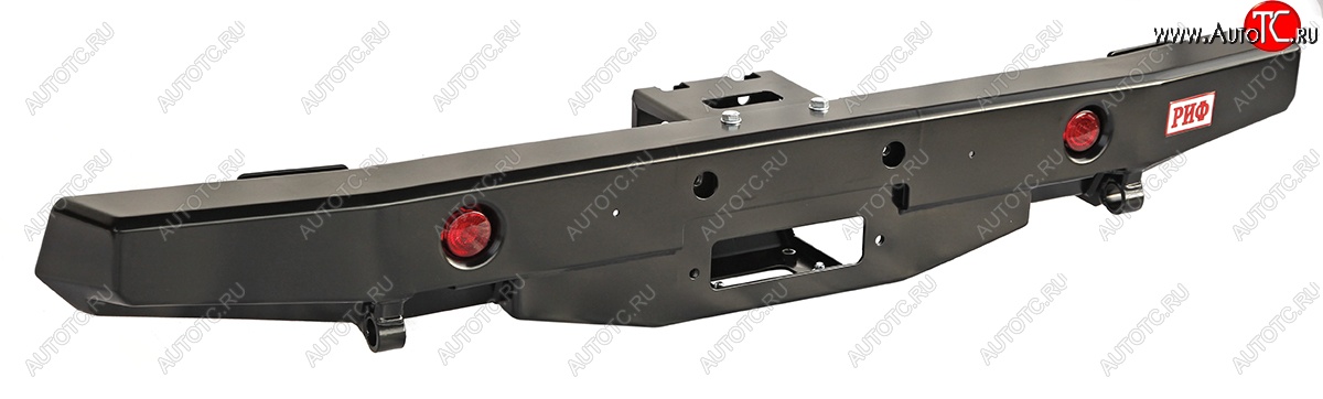 40 119 р. Бампер задний силовой (стандарт) РИФ  Уаз 315195 Хантер - 469 (С площадкой под лебедку и фонарями)  с доставкой в г. Керчь