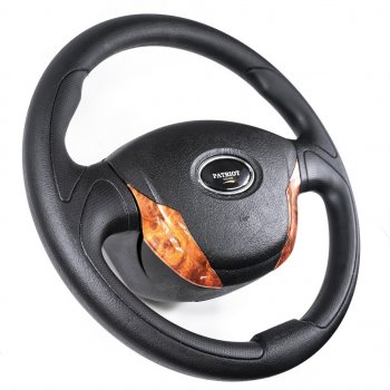 3 599 р. Рулевое колесо Turbo (Ø360)  Уаз Патриот ( 3163 5 дв.,  Карго,  23632,  3163 5-дв.) (2005-2016) дорестайлинг, дорестайлинг пикап, 1 рестайлинг пикап, 1-ый рестайлинг, рестайлинг 1 (Дерево)  с доставкой в г. Керчь. Увеличить фотографию 2