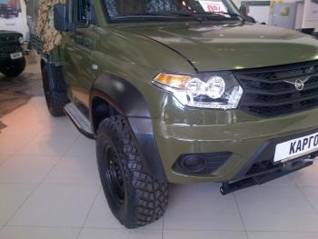 14 999 р. Расширители арок RalexTuning (+30 мм) Уаз Патриот 3163 5-дв. 1-ый рестайлинг (2014-2016) (Текстурная поверхность (шагрень), С одним бензобаком)  с доставкой в г. Керчь. Увеличить фотографию 11