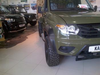 14 999 р. Расширители арок RalexTuning (+30 мм) Уаз Патриот 3163 5-дв. 1-ый рестайлинг (2014-2016) (Текстурная поверхность (шагрень), С одним бензобаком)  с доставкой в г. Керчь. Увеличить фотографию 14