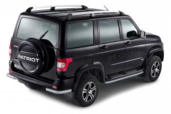 6 249 р. Защита порогов из трубы Ø51 Petroil Tuning  Уаз Патриот  3163 5-дв. (2014-2016) 1-ый рестайлинг (Черный (Шагрень))  с доставкой в г. Керчь. Увеличить фотографию 2