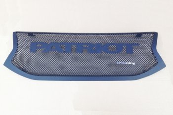 8 499 р. Решетка радиатора CrTuning - Чёрный БРУТ Уаз Патриот 23632 2-ой рестайлинг пикап (2016-2025) (Без надписи PATRIOT)  с доставкой в г. Керчь. Увеличить фотографию 3