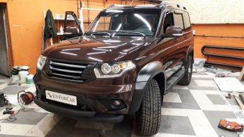 6 899 р. Решётка радиатора Style Уаз Патриот 3163 5 дв. 2-ой рестайлинг (2017-2025) (Окрашенная)  с доставкой в г. Керчь. Увеличить фотографию 19