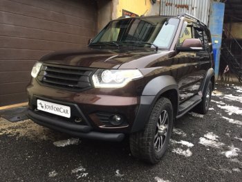 6 899 р. Решётка радиатора Style Уаз Патриот 3163 5 дв. 2-ой рестайлинг (2017-2025) (Окрашенная)  с доставкой в г. Керчь. Увеличить фотографию 12