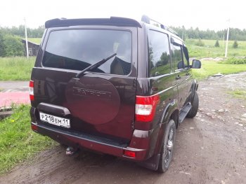 4 499 р. Заглушка места под запасное колесо Ralex Уаз Патриот 3163 5 дв. дорестайлинг (2005-2013) (Авантюрин (черный металлик до 2016 г.))  с доставкой в г. Керчь. Увеличить фотографию 2