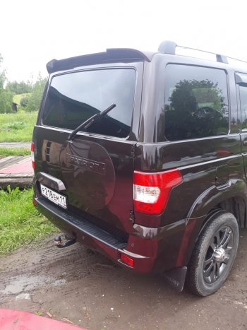 4 499 р. Заглушка места под запасное колесо Ralex Уаз Патриот 3163 5 дв. дорестайлинг (2005-2013) (Авантюрин (черный металлик до 2016 г.))  с доставкой в г. Керчь. Увеличить фотографию 7