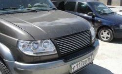 11 699 р. Решётка радиатора Премиум  Уаз Патриот  3163 5 дв. (2005-2013) дорестайлинг (Неокрашенная)  с доставкой в г. Керчь. Увеличить фотографию 2