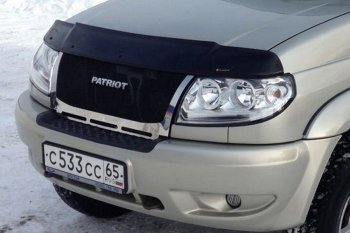 12 499 р. Решетка радиатора CrTuning Уаз Патриот 3163 5 дв. дорестайлинг (2005-2013) (Сетка черная, С надписью PATRIOT, Неокрашенная)  с доставкой в г. Керчь. Увеличить фотографию 7