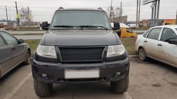 5 399 р. Решетка радиатора Ralex Зима-Лето  Уаз Патриот  3163 5 дв. (2005-2013) дорестайлинг (Окрашенная)  с доставкой в г. Керчь. Увеличить фотографию 15
