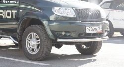 5 249 р. Одинарная защита переднего бампера диаметром 63 мм Petroil Tuning  Уаз Патриот  3163 5 дв. (2005-2013) дорестайлинг  с доставкой в г. Керчь. Увеличить фотографию 2