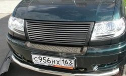 Одинарная защита переднего бампера диаметром 76 мм Ralex Tuning Уаз Патриот 3163 5 дв. дорестайлинг (2005-2013)