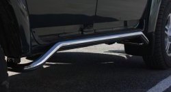 8 499 р. Защита порогов из круглой трубы диаметром 51 мм Petroil Tuning Уаз Патриот 3163 5 дв. дорестайлинг (2005-2013)  с доставкой в г. Керчь. Увеличить фотографию 2