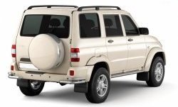 13 999 р. Широкая защита порогов Petroil Tuning  Уаз Патриот  3163 5 дв. (2005-2013) дорестайлинг  с доставкой в г. Керчь. Увеличить фотографию 2