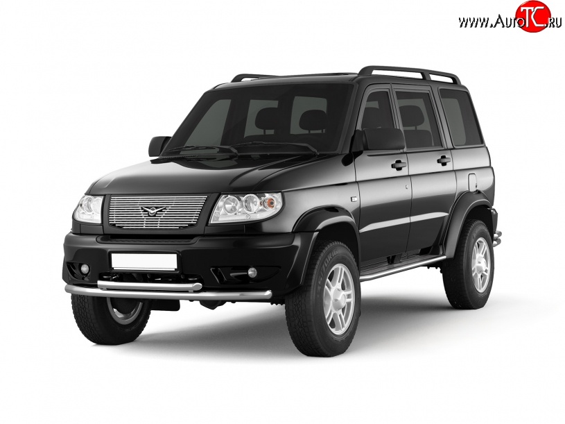 13 999 р. Широкая защита порогов Petroil Tuning  Уаз Патриот  3163 5 дв. (2005-2013) дорестайлинг  с доставкой в г. Керчь