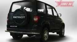Одинарная защита заднего бампера с диаметром трубы 60мм Souz-96 Уаз Патриот ( 3163 5-дв.,  3163 5 дв.) (2014-2025) 1-ый рестайлинг, 2-ой рестайлинг