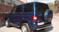 11 899 р. Одинарная защита заднего бампера из трубы диаметром 63 мм SLITKOFF  Уаз Патриот ( 3163 5-дв.,  3163 5 дв.) (2014-2025) 1-ый рестайлинг, 2-ой рестайлинг  с доставкой в г. Керчь. Увеличить фотографию 4