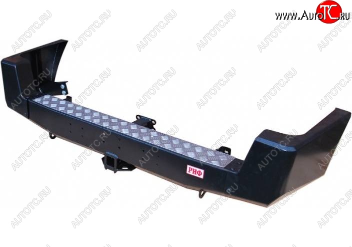 46 449 р. Бампер задний силовой (лифт 65 мм) РИФ Уаз Патриот 3163 5 дв. дорестайлинг (2005-2013) (С квадратом под фаркоп)  с доставкой в г. Керчь