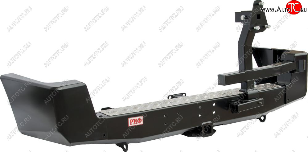 67 089 р. Бампер задний силовой РИФ (стандарт)  Уаз Патриот  3163 5 дв. (2005-2013) дорестайлинг (С квадратом под фаркоп, калиткой и отверстиями под парктроник)  с доставкой в г. Керчь