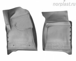 Комплект ковриков в салон (от 2013 г.в.) Norplast 3D (передние) Уаз Патриот ( 3163 5 дв.,  23632) (2005-2025) дорестайлинг, дорестайлинг пикап, 1 рестайлинг пикап, 2-ой рестайлинг пикап