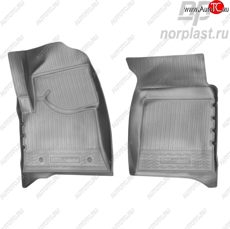 1 289 р. Комплект ковриков в салон (от 2013 г.в.) Norplast 3D (передние) Уаз Патриот 3163 5 дв. дорестайлинг (2005-2013)  с доставкой в г. Керчь