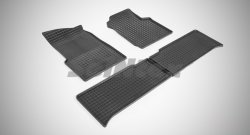 Износостойкие коврики в салон с рисунком Сетка SeiNtex Premium 4 шт. (резина) Уаз Патриот ( 3163 5 дв.,  Спорт,  3163 5-дв.) (2005-2025) дорестайлинг, 1-ый рестайлинг, 2-ой рестайлинг