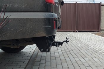 13 779 р. Фаркоп PT GROUP /съемный квадрат/UAZ Pickup 2008-/UAZ Profi 2017-(236022,236031(станд),236324) Уаз Патриот 23632 дорестайлинг пикап (2008-2014)  с доставкой в г. Керчь. Увеличить фотографию 6