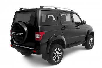 2 429 р. Защитная накладка заднего бампера Petroil Tuning Уаз Патриот 3163 5 дв. 2-ой рестайлинг (2017-2025)  с доставкой в г. Керчь. Увеличить фотографию 3