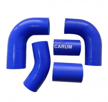 Патрубки радиатора (4215 100 л.с. силикон) CARUM Уаз 469 - Буханка  452 (комплект 5 шт.)