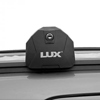 12 999 р. Багажник на интегрированые рейлинги LUX SCOUT   (серые поперечины)  с доставкой в г. Керчь. Увеличить фотографию 5